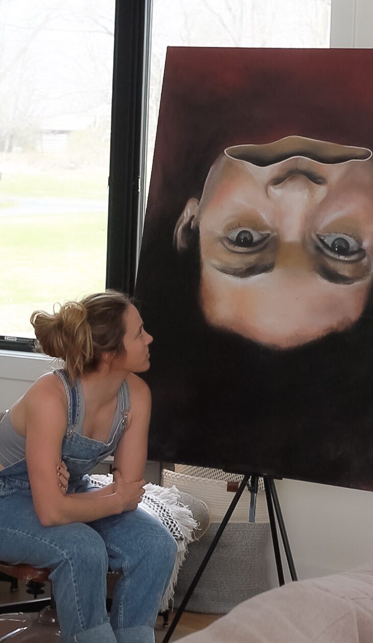 Empty — additional view, oil painting by Leeann Sheely
